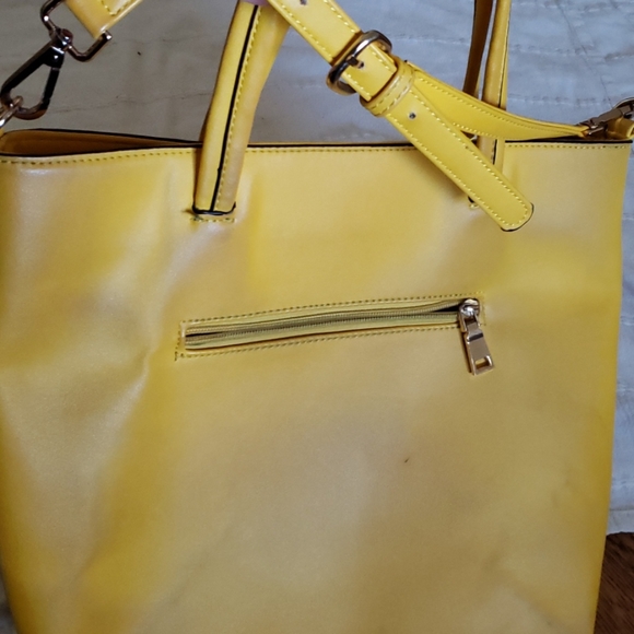 Yellow purse, ladies bag with a shoulder strap - Picture 7 of 7
